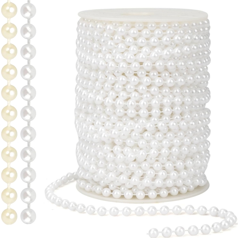 Pearl Trim Chain - 2/5 м ABS искусственный жемчуг бусина
