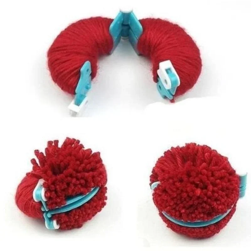 Pom Pom Maker Tool - 8 шт., 4 размера, пуховый шарик,