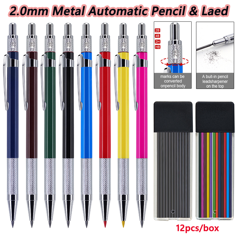 Staedtler Pencil Lumocolor - Новый многоцветный металлический механический карандаш, черный/цветный