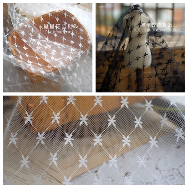 Crystal Mesh Fabric - Сетчатая кружевная ткань для девочек, 150