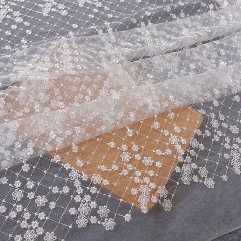 Crystal Mesh Fabric - 1 ярд полиэстер водорастворимая сетка с