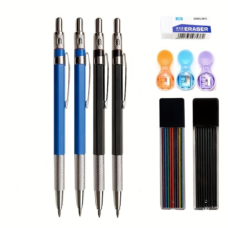 Staedtler Pencil Lumocolor - Набор механических карандашей 2,0 мм, черный/цветной
