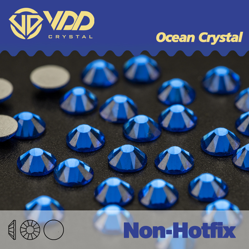 Hotfix Rhinestone Sheet - VDD 029 Капри, синие стразы, кристаллы