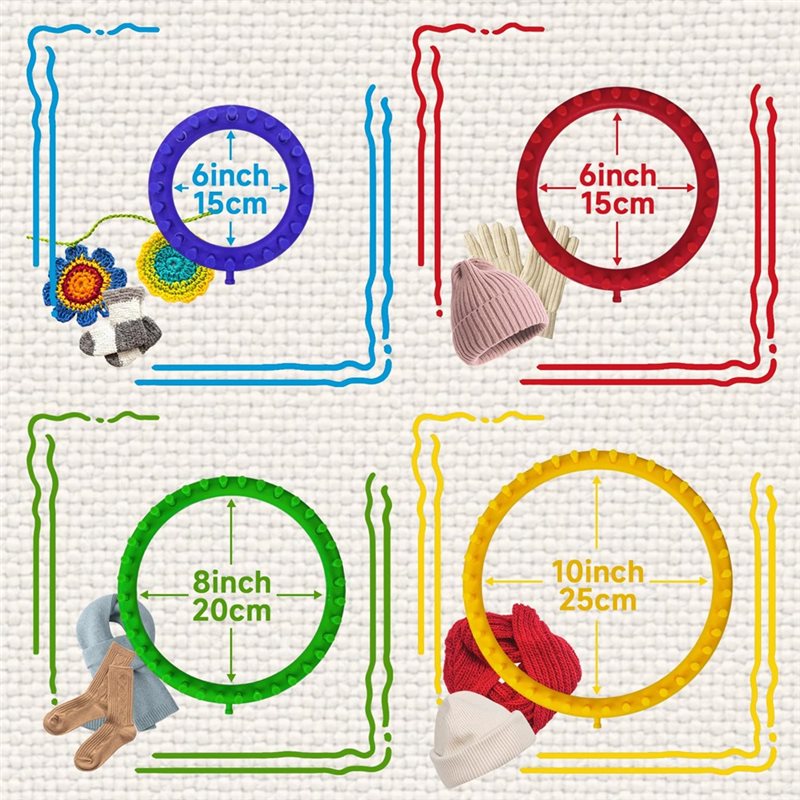 Pom Pom Maker Tool - Набор для вязания шапок и шарфов