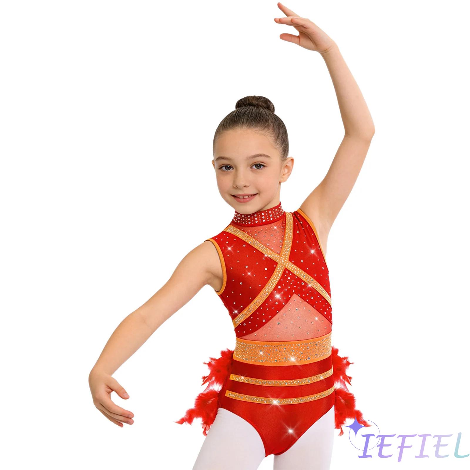 Rhinestone Banding Trim - Детский костюм для латиноамериканских танцев и