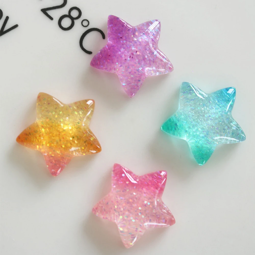 10 шт., градиентные звезды из  – обзор и цена Christmas Craft Embellishment