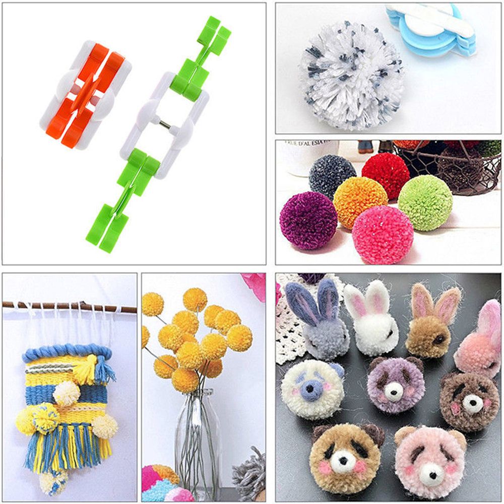 2 шт./лот, модные игольчатые р – обзор и цена Pom Pom Maker Tool