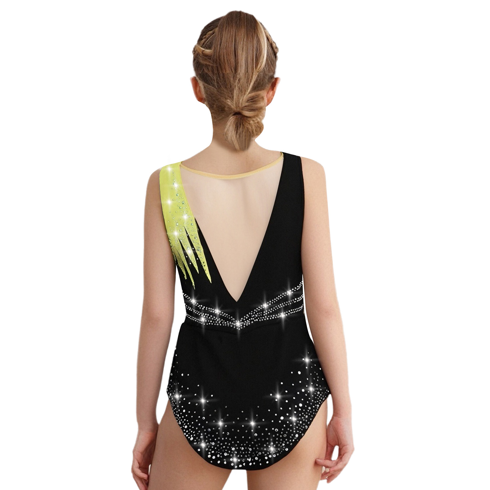 Детский купальник для фигурног – обзор и цена Rhinestone Banding Trim