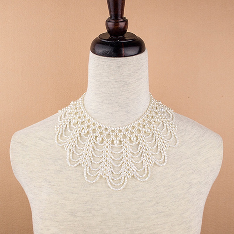 Новое колье с жемчужными бусин – обзор и цена Beaded Trim Fringe
