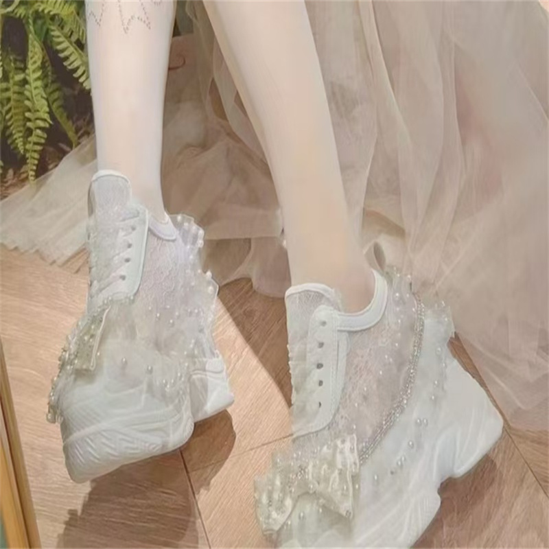 Кроссовки с кружевной лентой и – обзор и цена Crystal Mesh Fabric