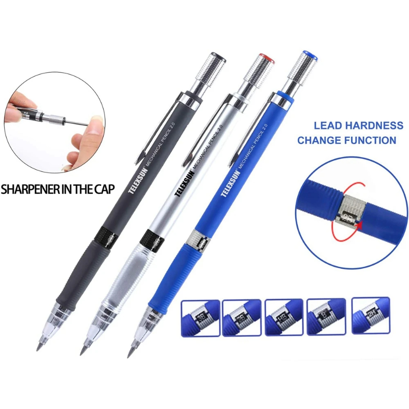 Набор механических карандашей  – обзор и цена Staedtler Pencil Lumocolor