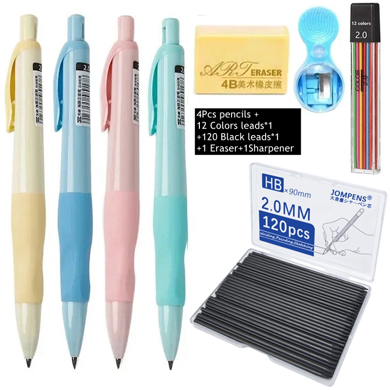 Набор механических карандашей  – обзор и цена Staedtler Pencil Lumocolor
