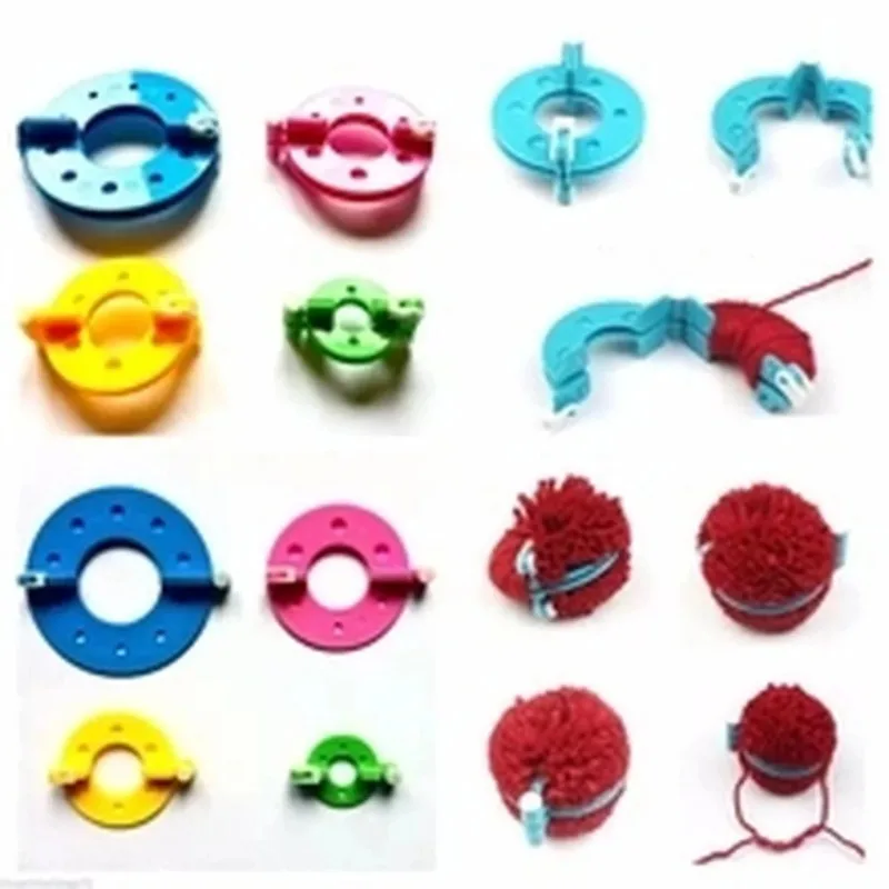 8 шт., 4 размера, пуховый шари – обзор и цена Pom Pom Maker Tool