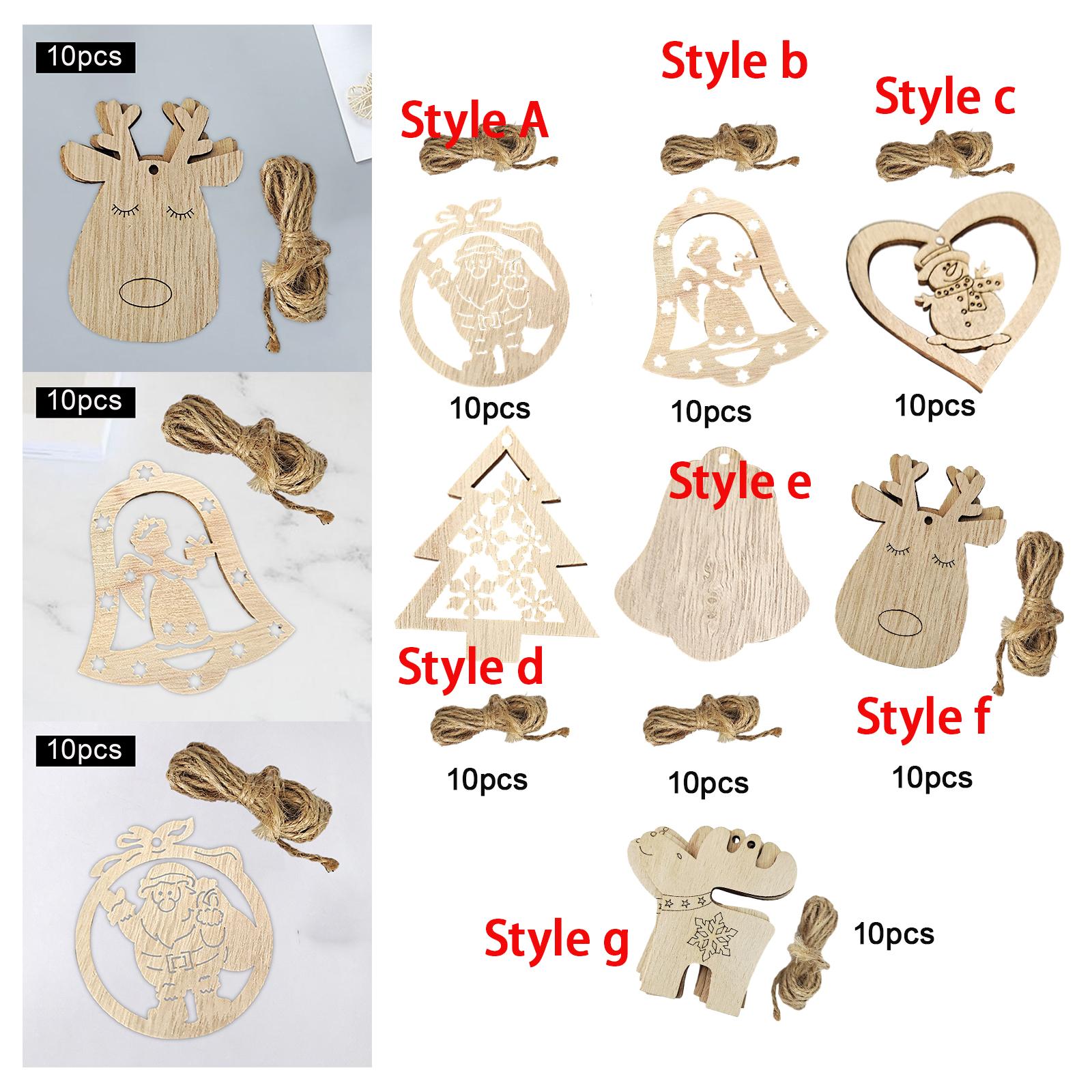 Необработанные деревянные заго – обзор и цена Christmas Craft Embellishment