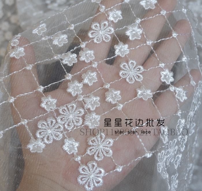 1 ярд полиэстер водорастворима – обзор и цена Crystal Mesh Fabric