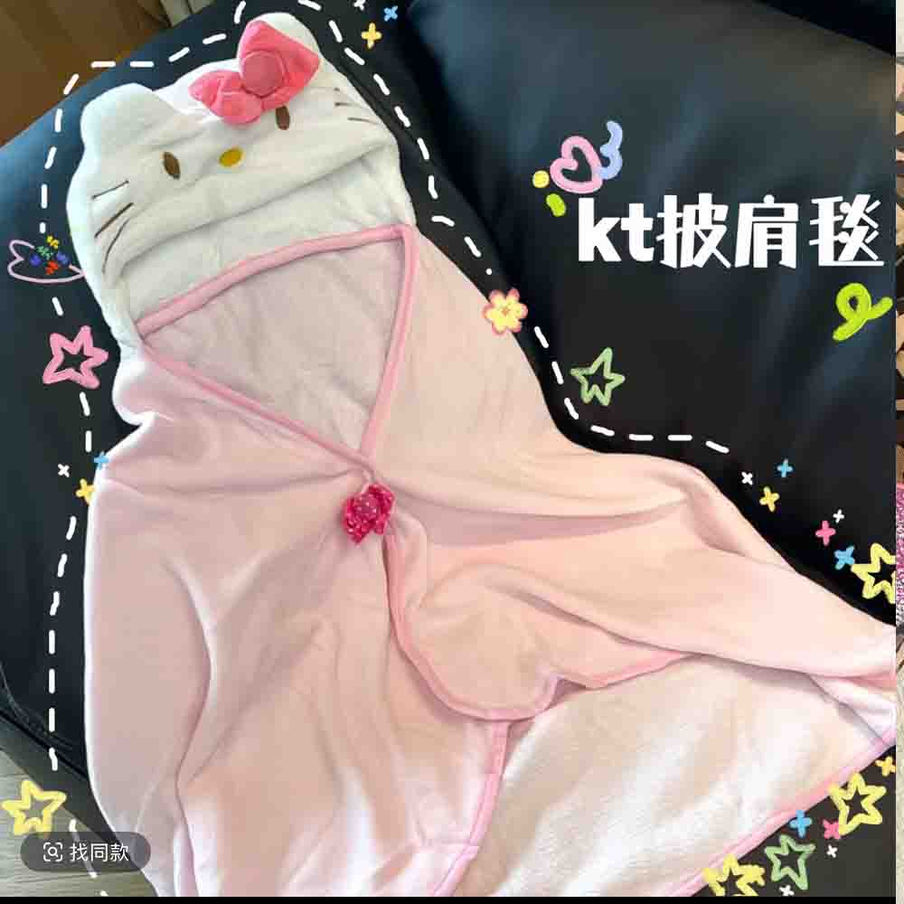 Милый плед-накидка Hello Kitty – обзор и цена Embellish Knit