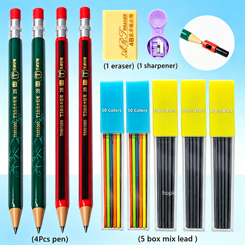 Набор механических карандашей  – обзор и цена Staedtler Pencil Lumocolor