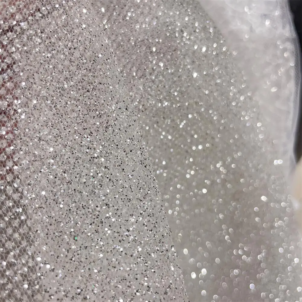 Superdensity-Серебряная блестя – обзор и цена Crystal Mesh Fabric