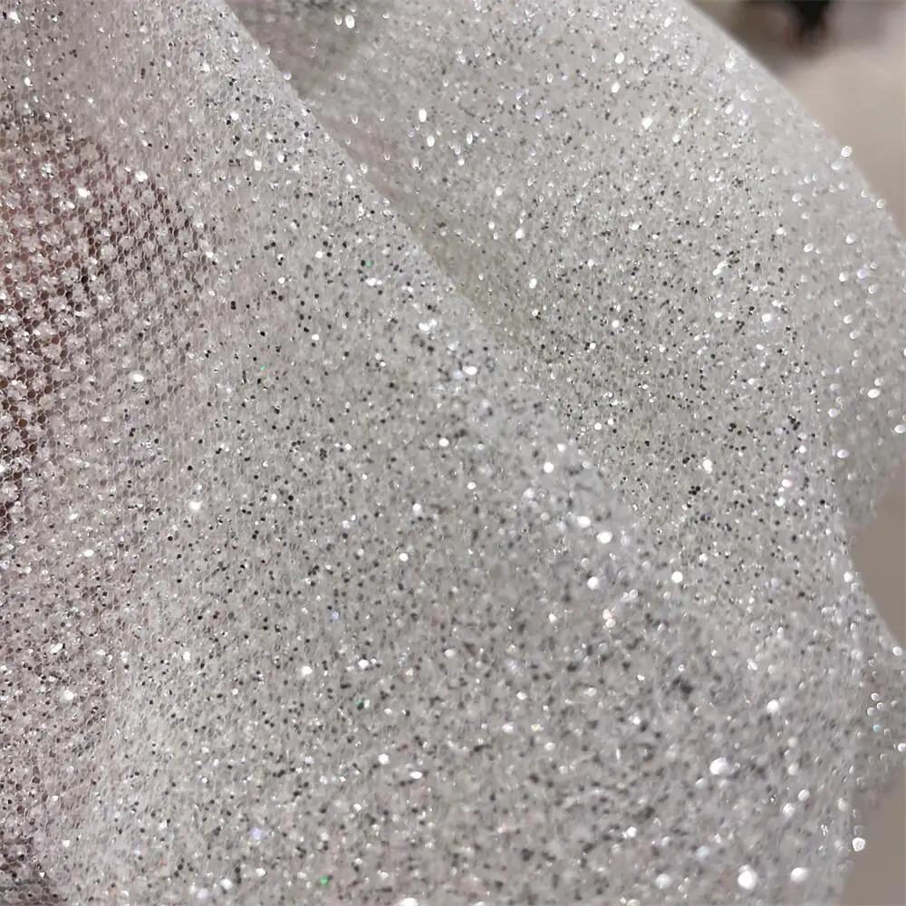 Superdensity-Серебряная блестя – обзор и цена Crystal Mesh Fabric