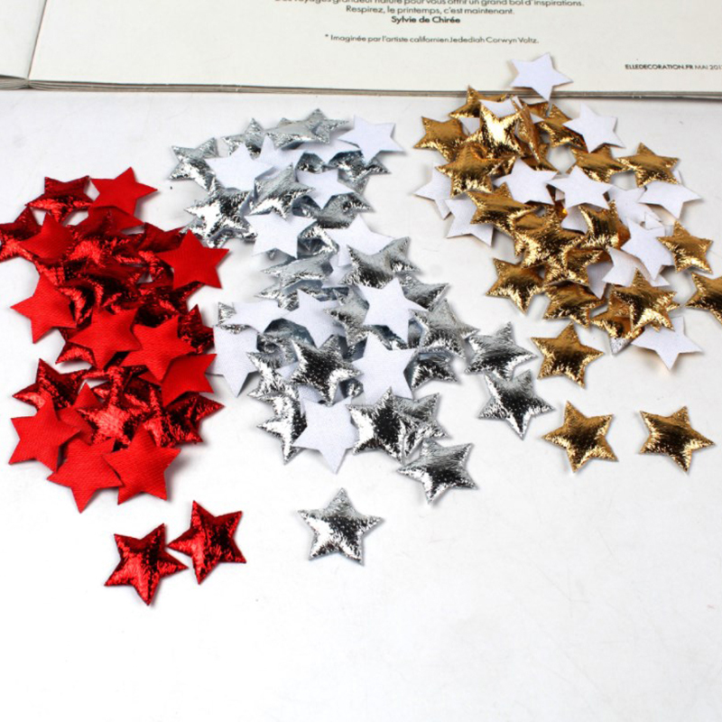 100 шт. золотые/серебряные зве – обзор и цена Christmas Craft Embellishment